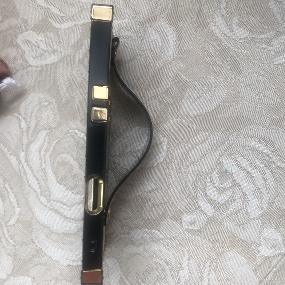 Monogram Paris Luggage Print Phone Case with Strap - Cream & Brown - Picture 5 of 5